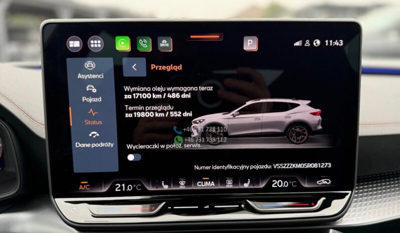 Cupra Formentor 2.0 TSI 4Drive DSG VZ Black Edition*2025 full